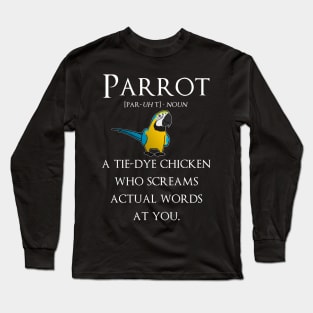 Parrot Definition Long Sleeve T-Shirt